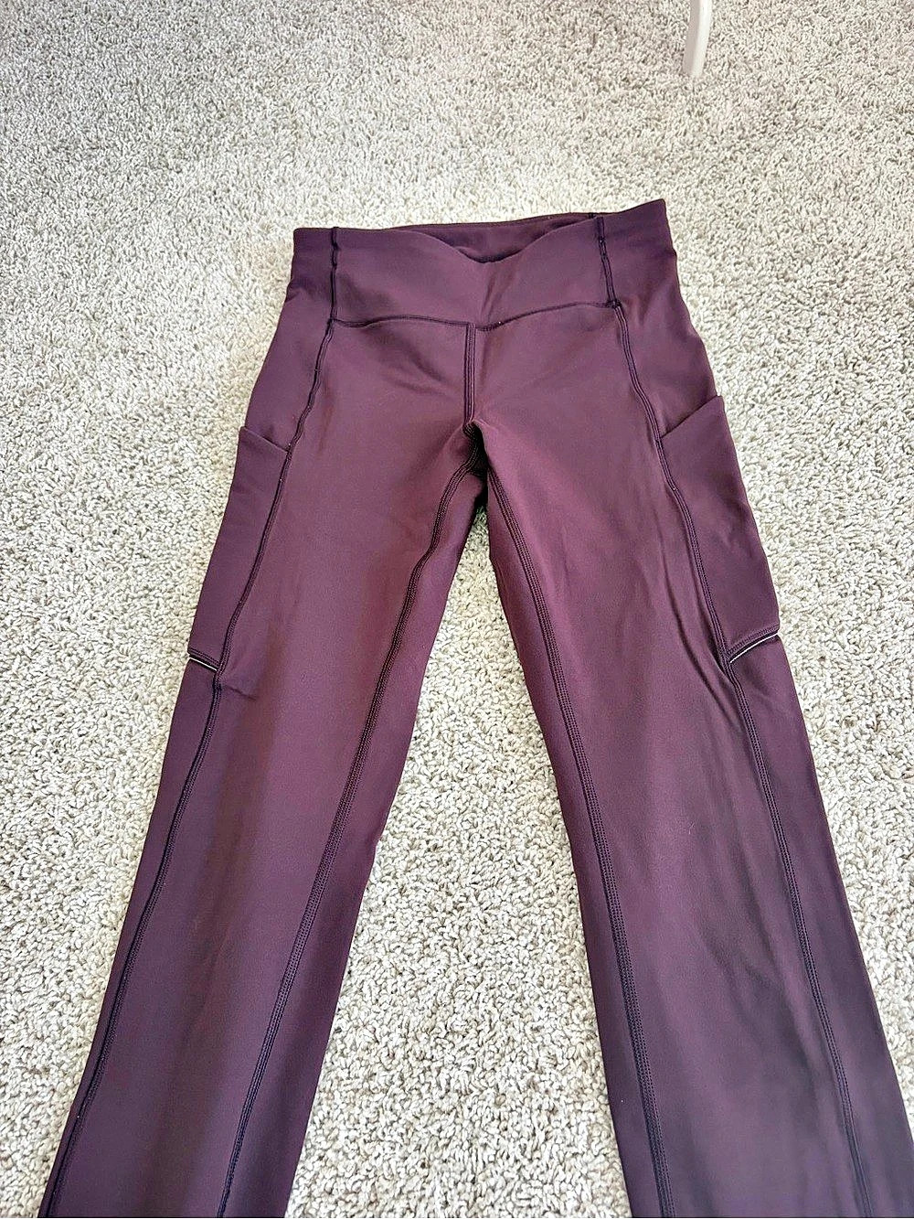 lululemon Speed Up Tight maroon Athletic Leggings